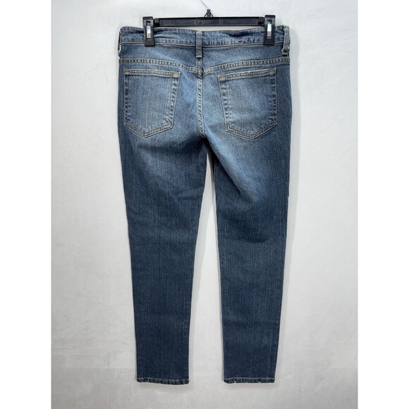 Garnet Hill Signature 5-pocket Slim Jeans Women’s 6 Blue Medium Wash Stretch - Picture 3 of 11